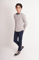 Printed Bow Shirt