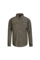 Embroidered Patch Shirt