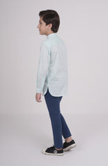 Boys Half Placket Shirt