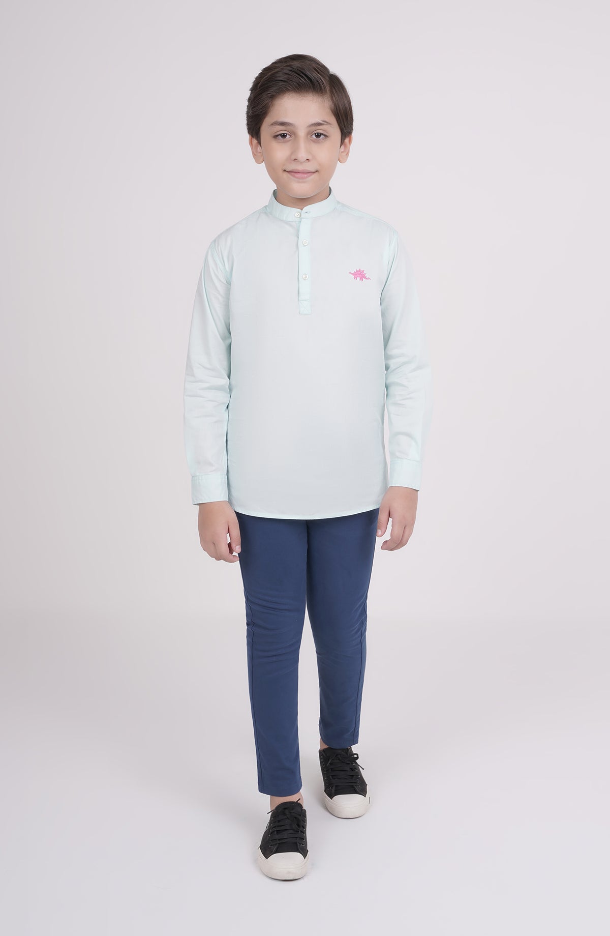 Boys Half Placket Shirt