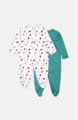 Printed Romper 2 Pack