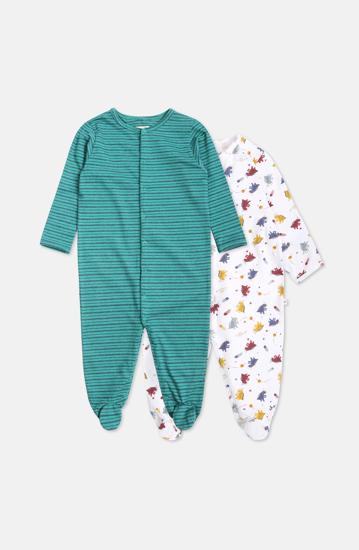 Printed Romper 2 Pack