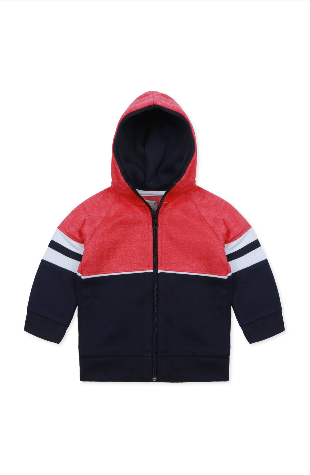 Color Block Zipper
