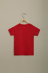 Super Brave Kid Tee-Red