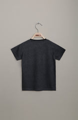 Stunt Boy Tee-Charcoal