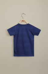 Gaming Single Jersey Tee-Blue