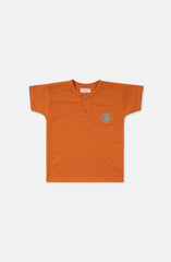 Drop Shoulder Henley