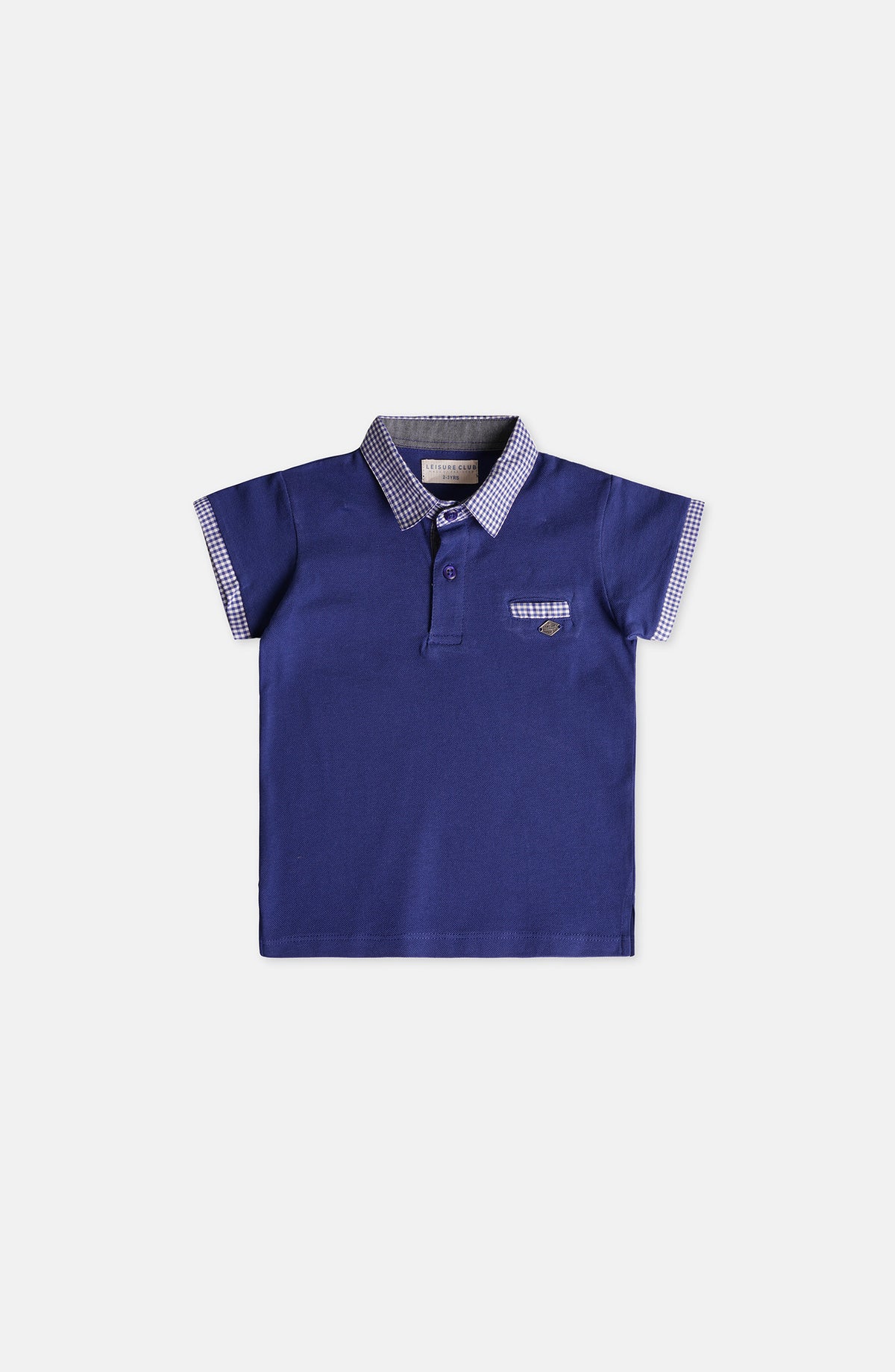 Woven Collar Polo