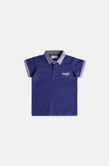 Woven Collar Polo