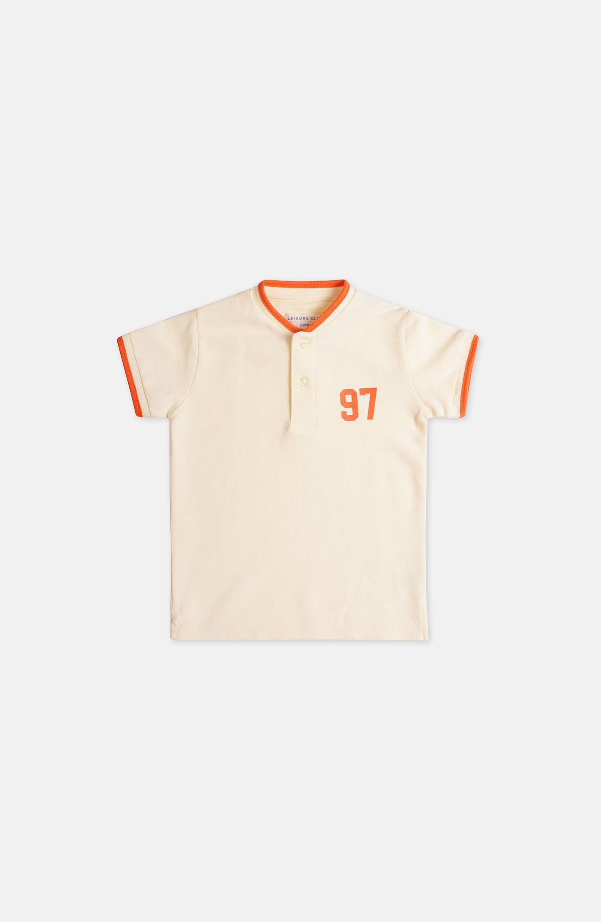 Flourescent Henley Tee