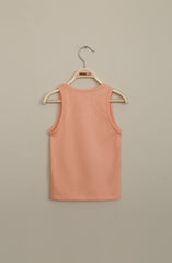 Summer Vibes Jersey Tank Top - Peach