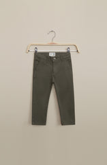 Cross Pocket Twill Chino - Olive