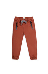 Slim Fit Trouser-Brown