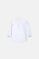 Band Neck Half Placket Shirt