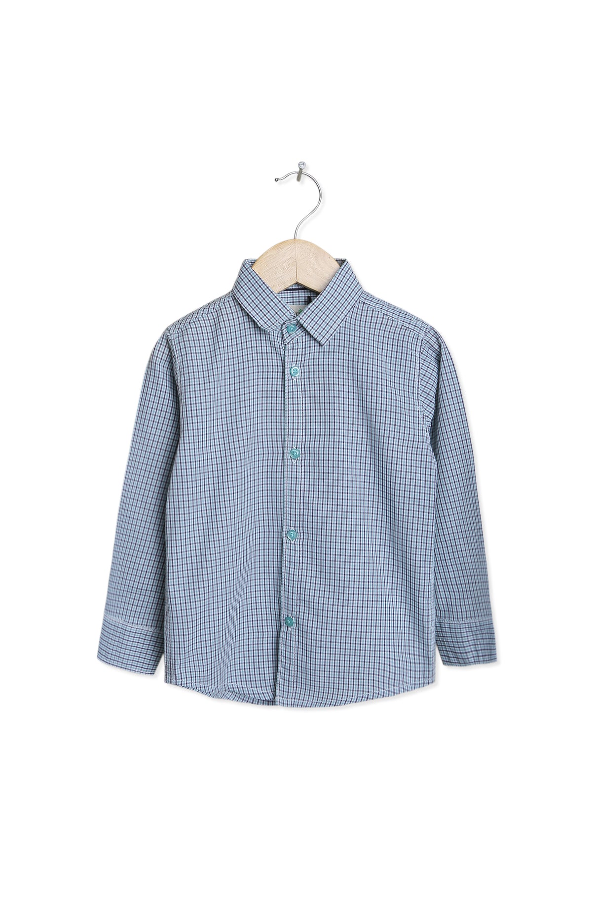 Plaid Woven Shirt-Multi
