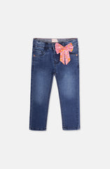 Basic Pant With Printed Bow