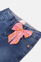 Basic Pant With Printed Bow