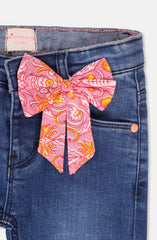 Basic Pant With Printed Bow