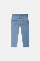 Daisy Bunch Flowers Emb Denim