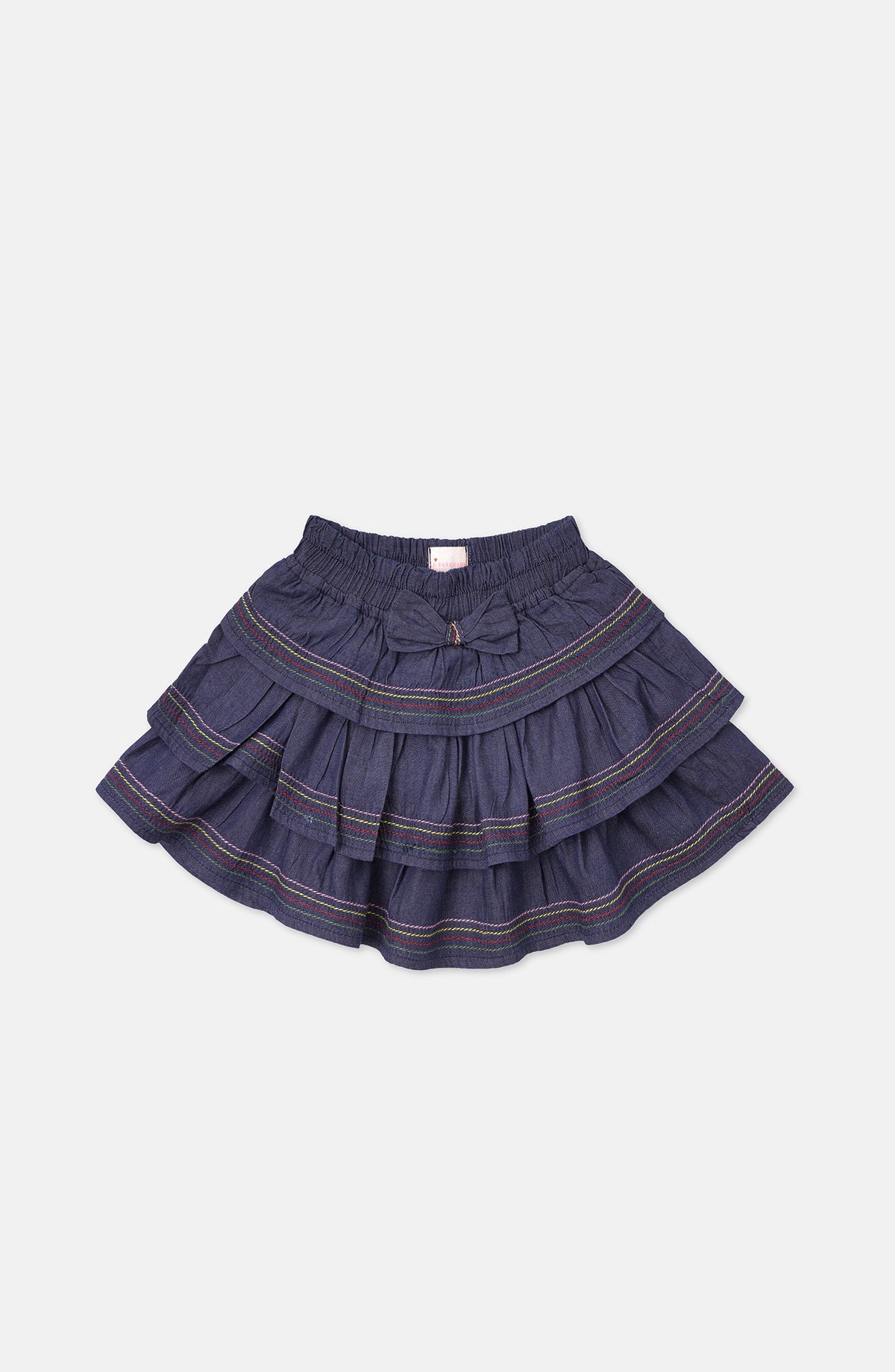 Multi Emb.Tiered Skirt