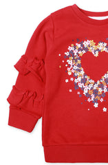 Flower Heart Sweatshirt