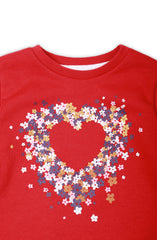 Flower Heart Sweatshirt
