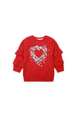 Flower Heart Sweatshirt