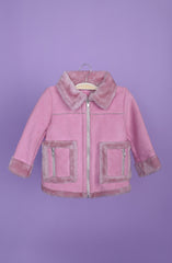 Infant Suede Aviator Jacket