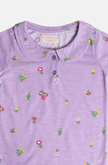 Floral Print Polo Shirt