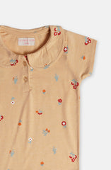 Floral Print Polo Shirt