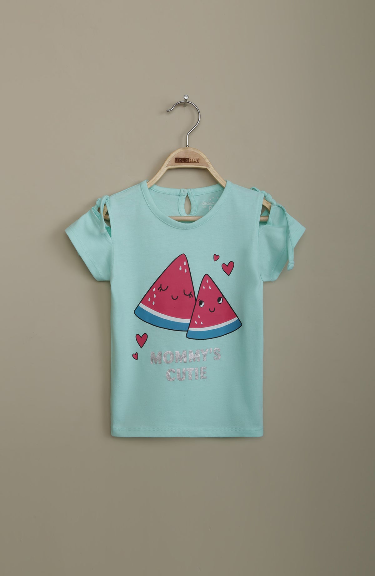 Mommys Cutie Top-Light Green
