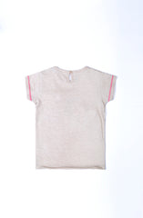 Flower Tee-Beige