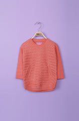 Drop Shoulder Chunky Knit Sweater
