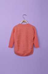 Drop Shoulder Chunky Knit Sweater