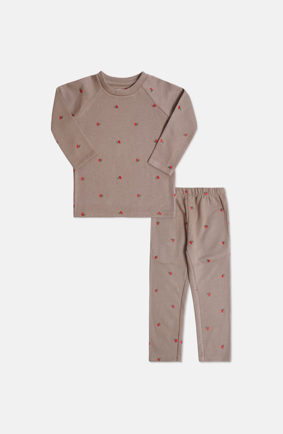 Cherry Embroided Suit