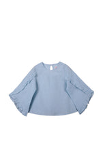 Disney Frilled Top-Sky