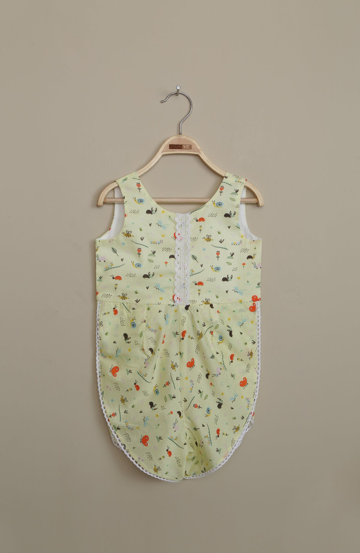 Printed Jumpsuit - Yellow