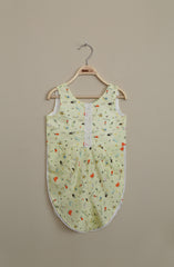 Printed Jumpsuit - Yellow