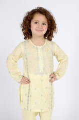 Lemon Kurti With Shalwar