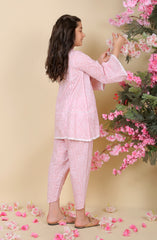 Pink Lily Printed Lawn Suit - 2 Pc