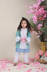Printed & Embroidered Chunri Lawn 2 Pc Suit - Multi