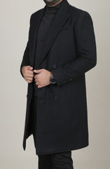 Mens Doublebreasted Wool Coat
