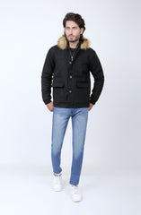 Men Wool Puffer Jacket