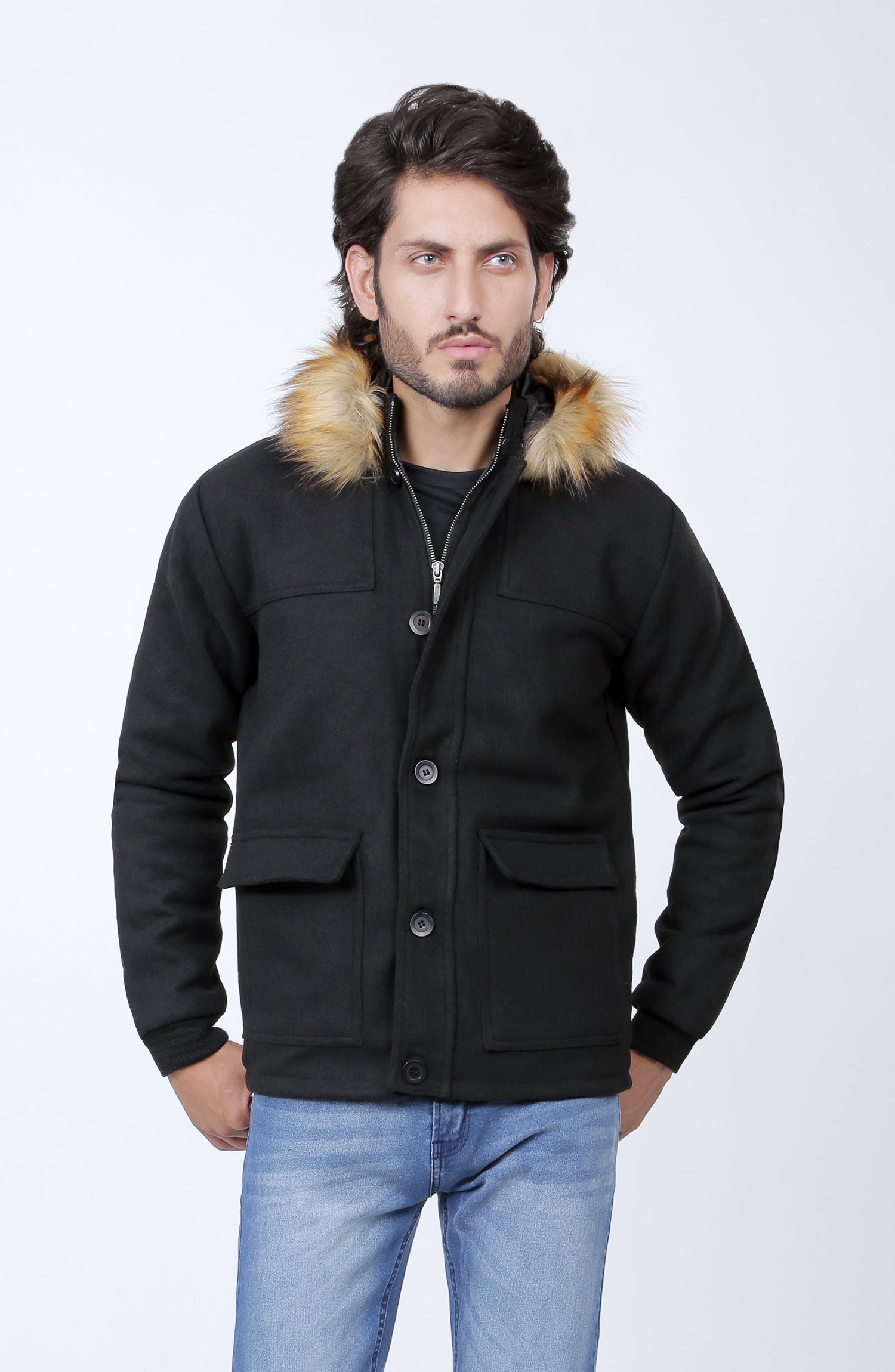Wool puffer online jacket mens
