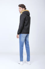 Men Wool Puffer Jacket