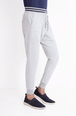 Basic Joggers In Grey Melange