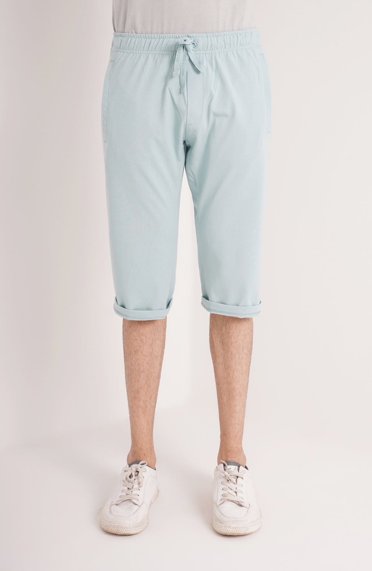 Knit Shorts In Blue