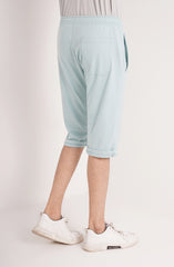 Knit Shorts In Blue