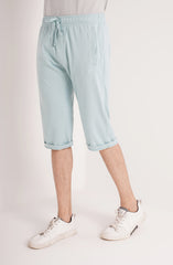Knit Shorts In Blue