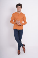 Henley In Pima Cotton